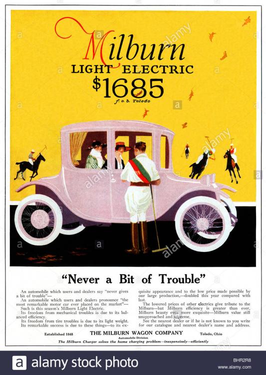 milburn-electric-car-polo-1916-advert-for-the-american-motor-with-BHR2R8.jpg