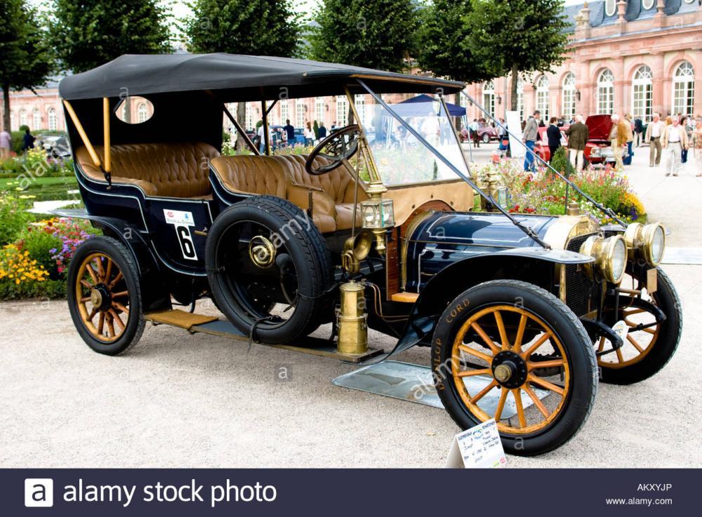 duhanot-double-phaeton-f-1908-vintage-car-meeting-schwetzingen-baden-AKXYJP.jpg