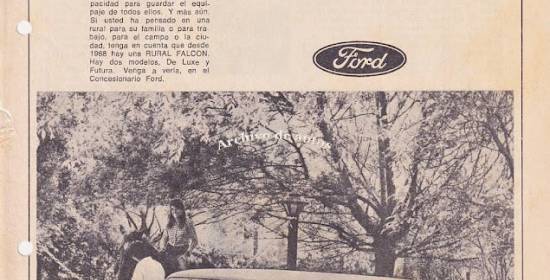 Ford Falcon Rural presentada en el año 1968 en Argentina