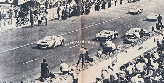 Ford GT 40 en las 24 Horas de Le Mans de 1966